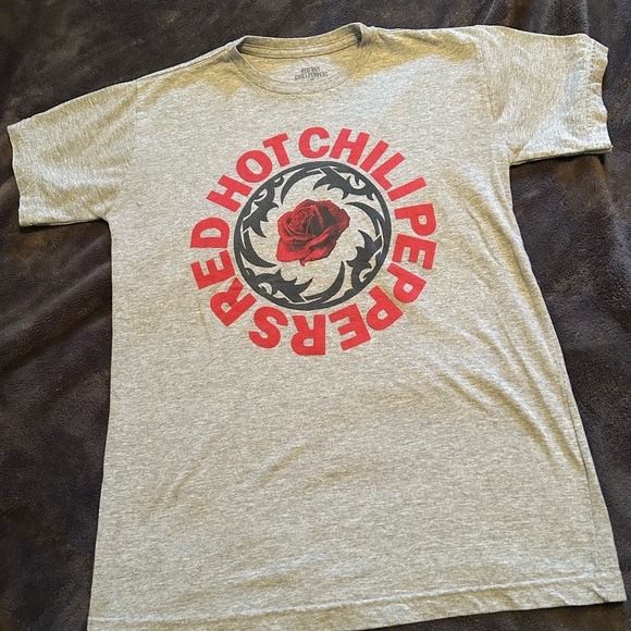 Red Hot Chili Peppers Gray T-Shirt - Picture 1 of 2